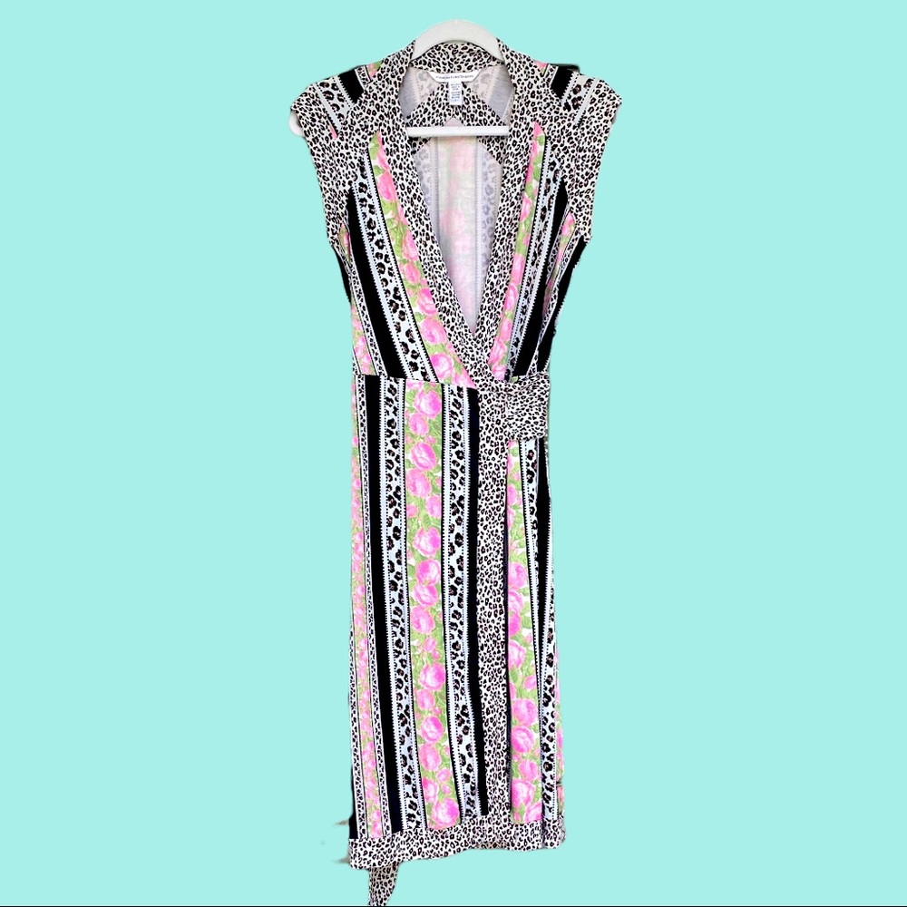 Y2K Diane von Furstenberg wrap dress